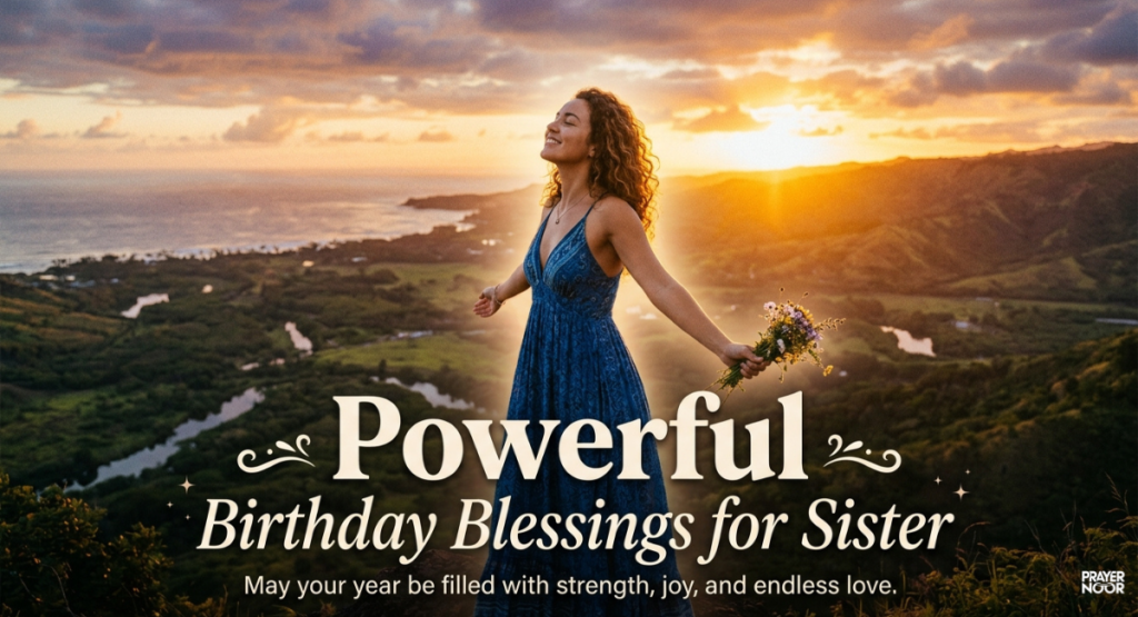 Powerful Birthday Blessings for Sister