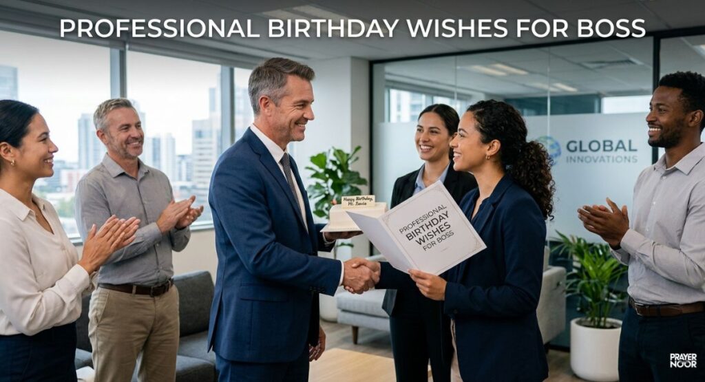 Professional Birthday Wishes for Boss