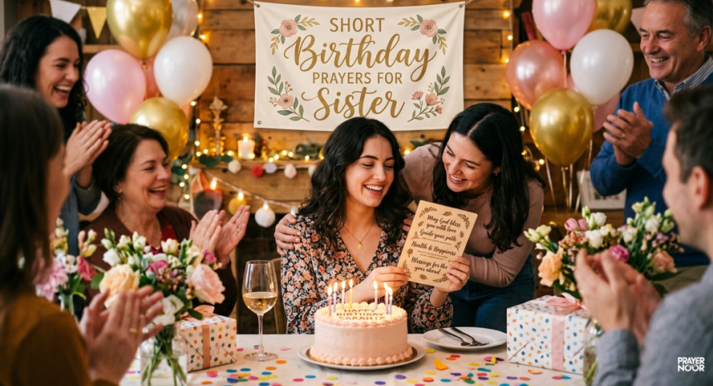 Short Birthday Prayers for Sister
