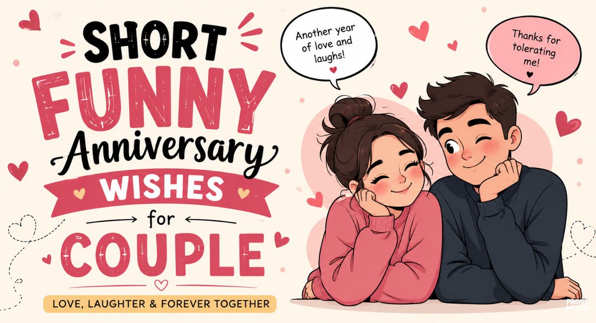 short funny anniversary wishes for couple