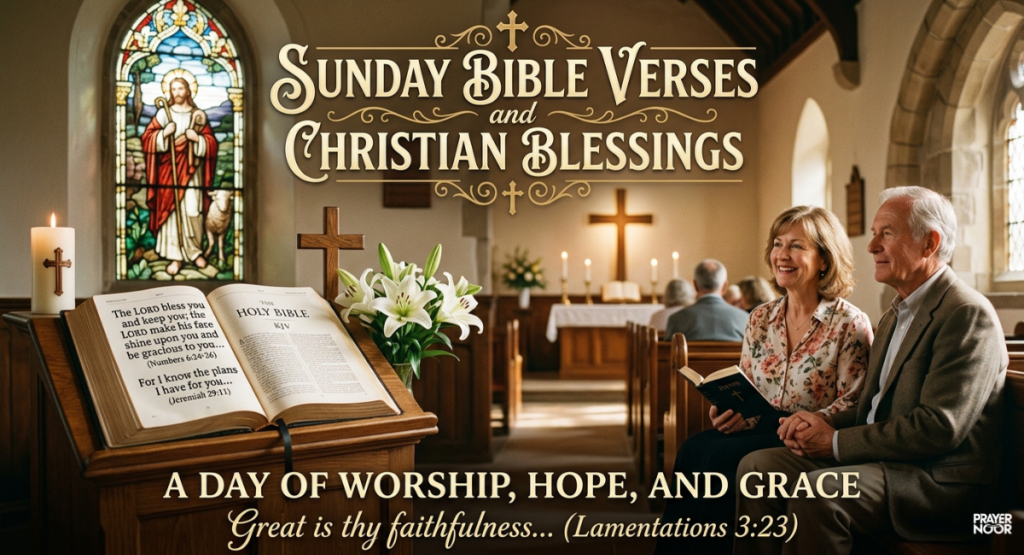 Sunday Bible Verses and Christian Blessings
