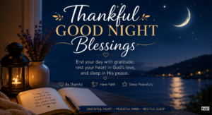 thankful good night blessings