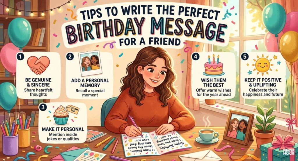 Tips to Write the Perfect Birthday Message for a Friend