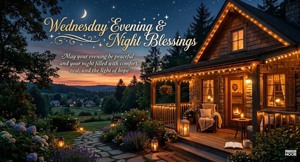 Wednesday Evening & Night Blessings