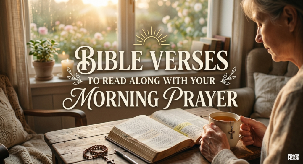 Bible Verses to Read Along with Your Morning Prayer
