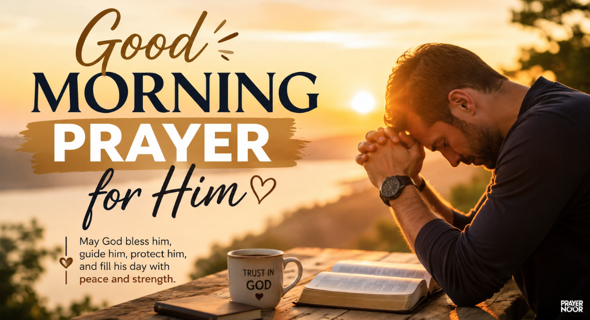 good morning prayer for him